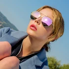 Женские солнцезащитные очки PARZIN Pilot Steampunk, поляризационные Весенние солнцезащитные очки для женщин, роскошные дизайнерские солнцезащитные очки для вождения с логотипом в коробке