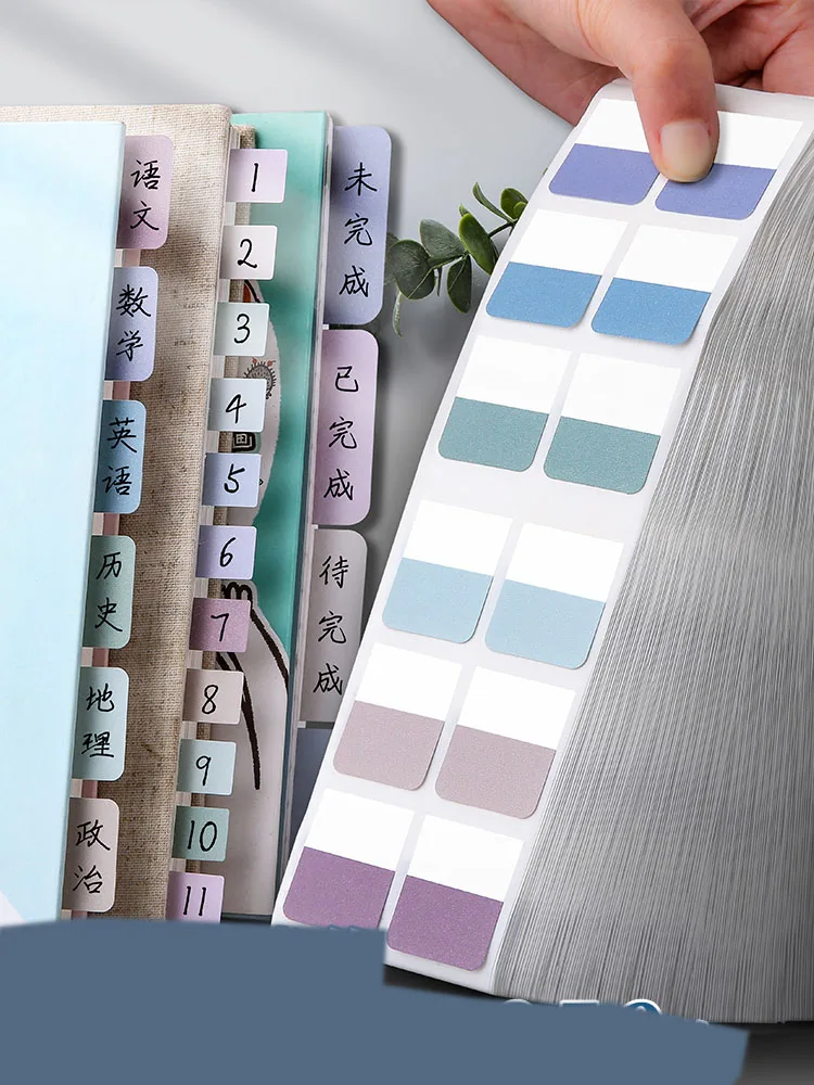

240 шт. Morandi наклейка на индекс цвета s самоклеящаяся наклейка маркер метки бумага для дневника ежедневника записываемые наклейки
