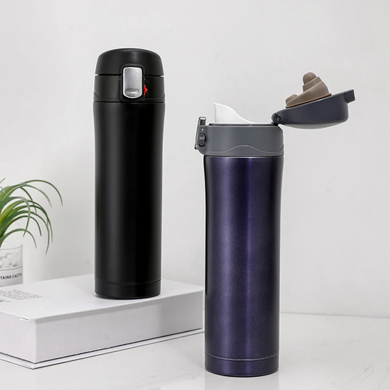 Нержавеющая сталь вакуумная колба открытый Термос портативный большой емкости