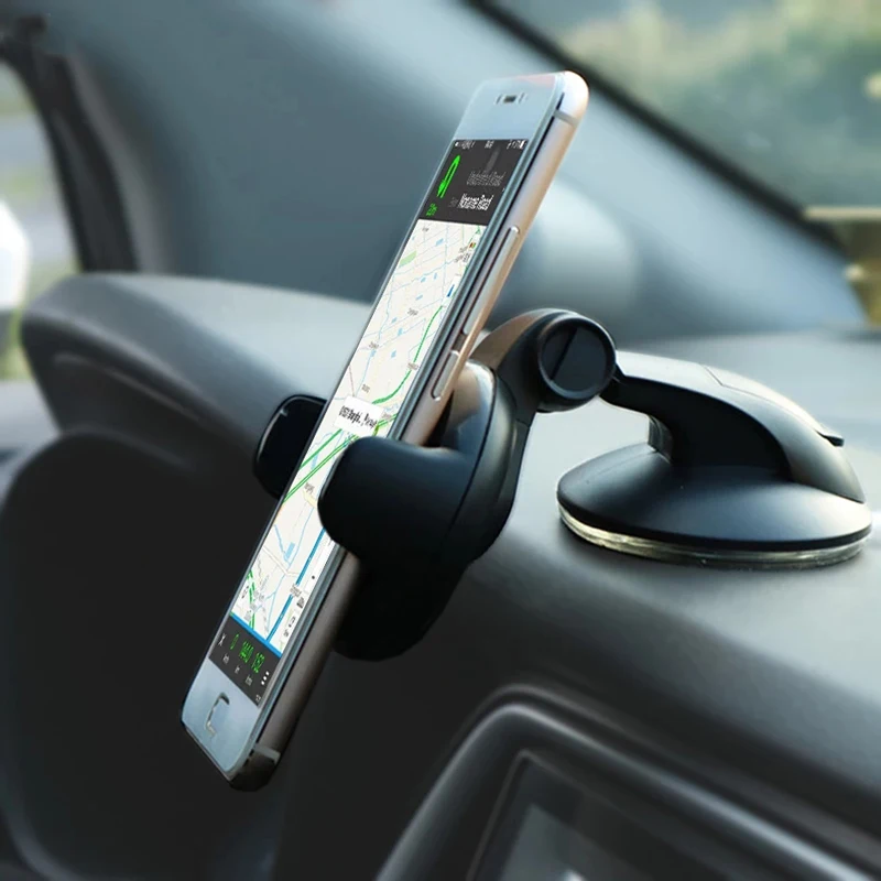 

AUFU Universal Phone Holder in Car Phone Stand Steady Fixed Bracket CellPhone Stand Support For iPhone For Samsung Xiaomi