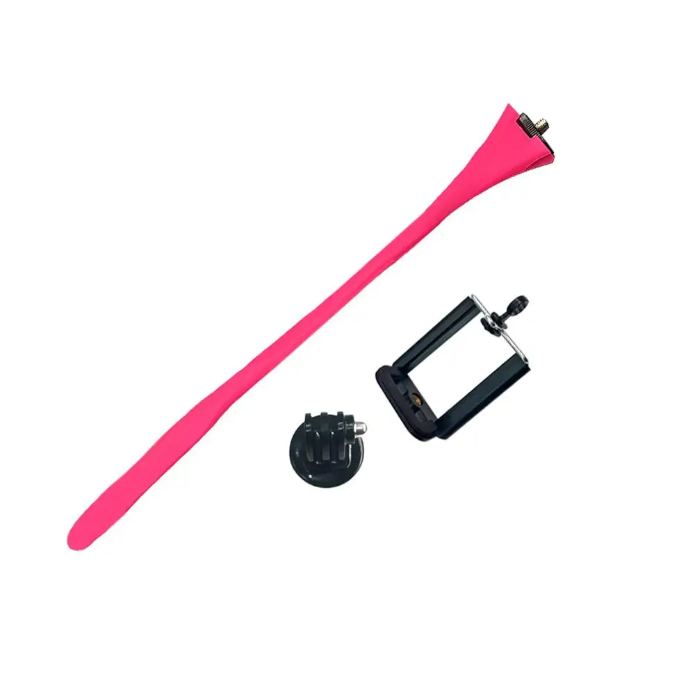 Красный Гибкая селфи палка монопод Штатив Обезьяна держатель для GoPro iPhone камера телефон автомобиль велосипед универсальный - Цвет: Красный