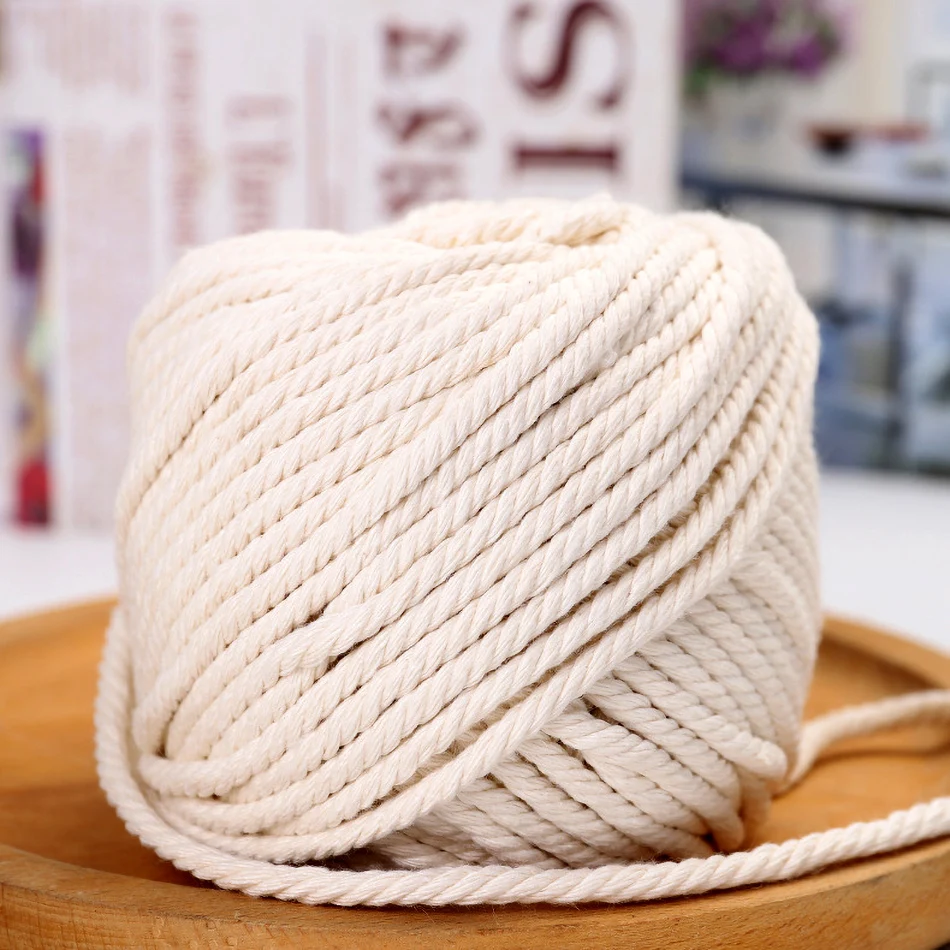 Шнур из натурального макраме хлопковая лента сделай сам шнур Хило Макраме для