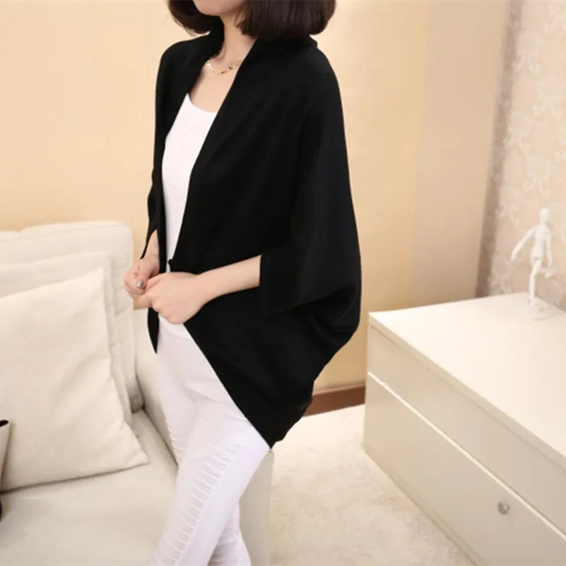 2018 Product Warm Casual Knitting Long Shawl Coat Cardigan Female Loose Kimono Knitted Jumper Sweater Women |