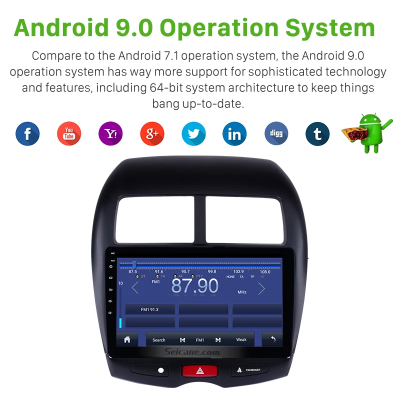 Seicane 2din Android 10 0 Wifi головное устройство радио аудио GPS мультимедийный плеер для CITROEN