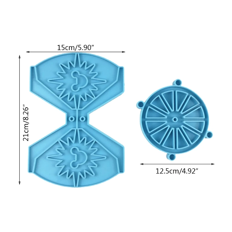 

DIY Crafts Jewelry Decorations Epoxy Resin Mold Ornaments Casting Silicone Mould