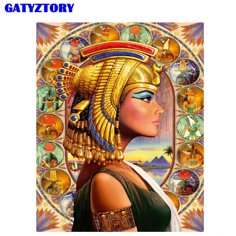 GATYZTORY Рамка Картина &quotсделай сам&quot Рисование по номерам Рисунок современное