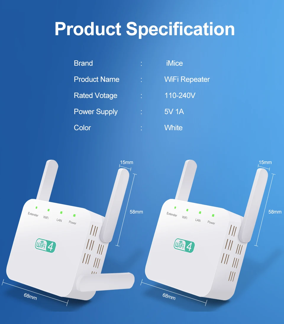 WiFi ретранслятор WiFi удлинитель 2,4G 5G беспроводной WiFi усилитель Wi Fi усилитель 5 ГГц Wi Fi сигнал ретранслятор Wi-Fi точка доступа