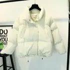 Женское короткое пальто KJMYYX, теплая куртка желтого цвета, на весну и зиму, 2020