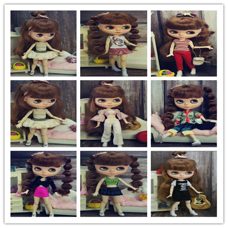 Модное пальто ручной работы для Blythy Doll Sweetpie наряды качественная кукольная одежда