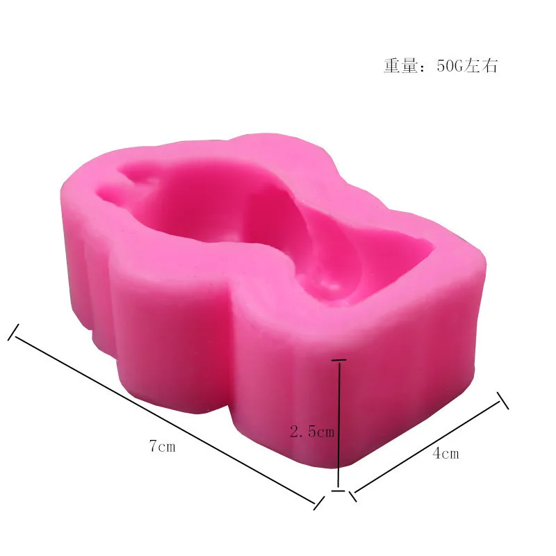 

Cute Squirrel Mouse Silicone Fondant Chocolate Resin Aroma Stone Ornaments Soap Mold For Pastry Cup Cake Decorating Kitchen