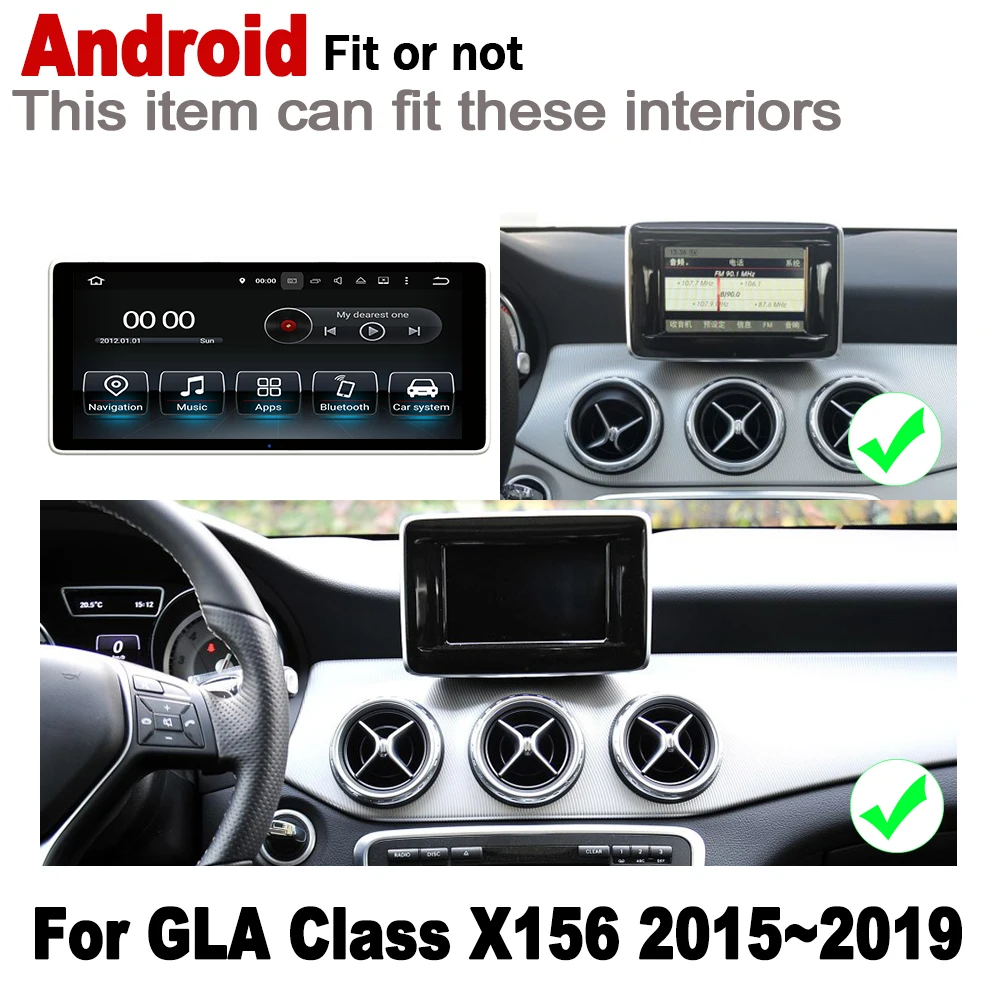 Автомобильный плеер Android IPS для Mercedes Benz GLA Class X156 2015 ~ 2019 NTG оригинальный стиль