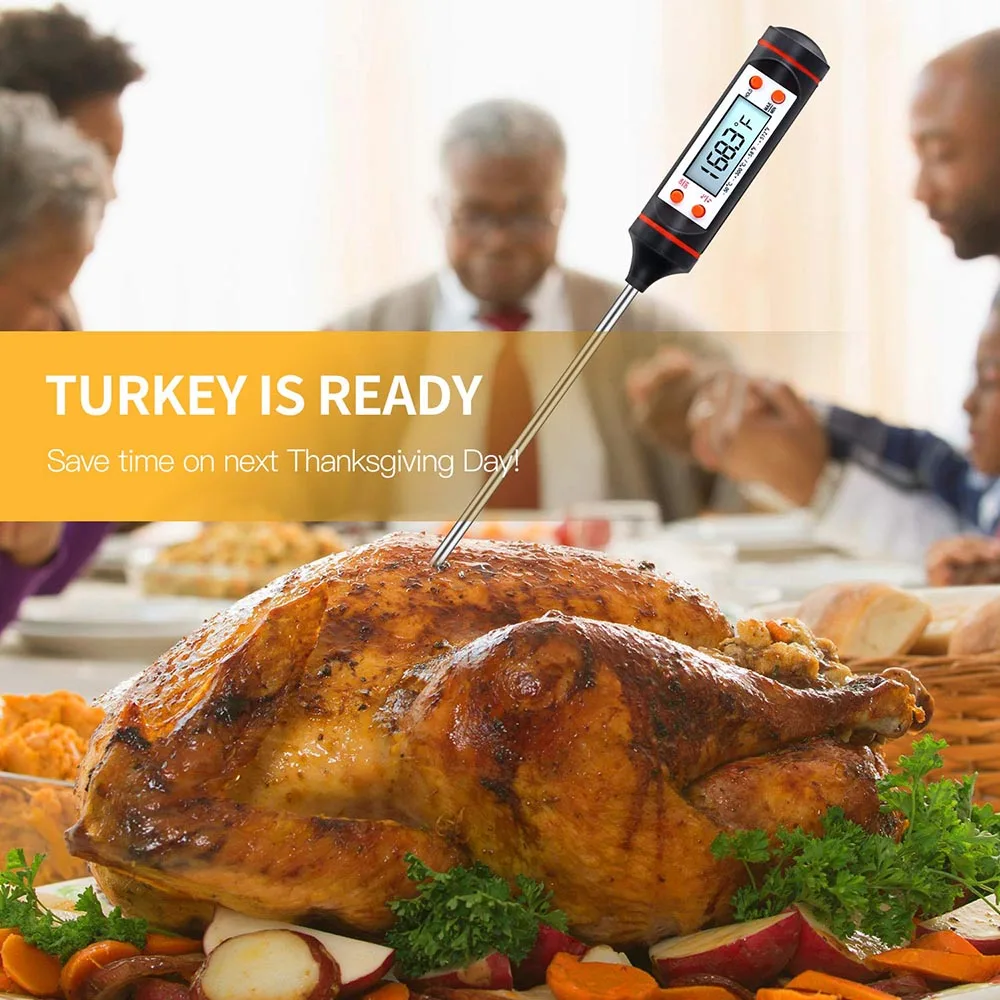 Модернизированный кухонный цифровой пищевой термометр бытовой для