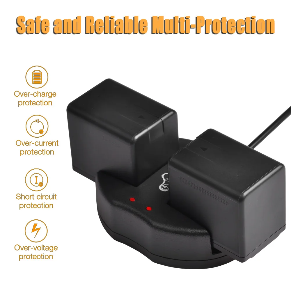 Аккумулятор для фотоаппарата и зарядное устройство с двумя USB портами|Цифровые