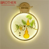 brother wall light sconces luxury modern led indoor fixture decorative for home bedroom living room dining room