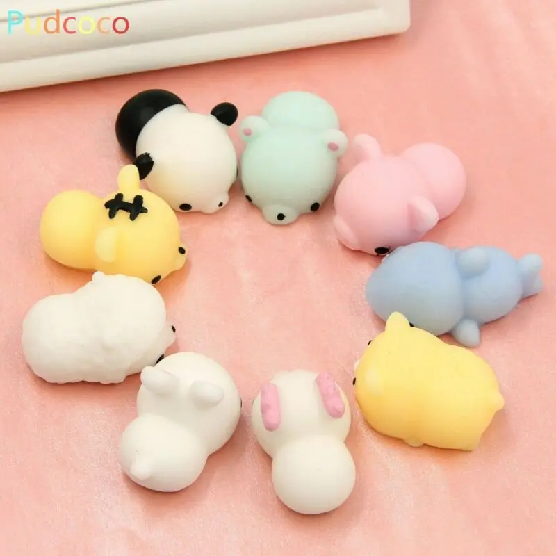 Милые детские игрушки сжималки Mochi антистресс в виде животных милые Kawaii Rilakkuma для