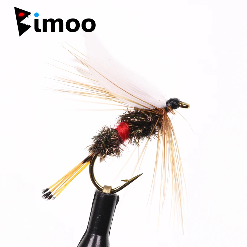 Bimoo 6 шт./лот #10 Классическая сухая мушка Королевский коашман для радужной