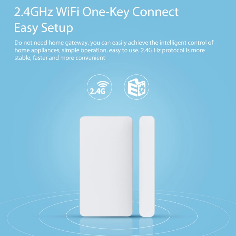 Смарт-сигнализация Tuya с Wi-Fi для окон и дверей охранная система дома работает Google