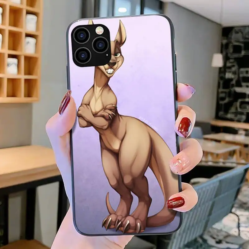 Милый чехол для телефона кенгуру iPhone 11 12 Pro mini pro XS MAX 8 7 6 6S Plus X 5S SE 2020 XR | Мобильные