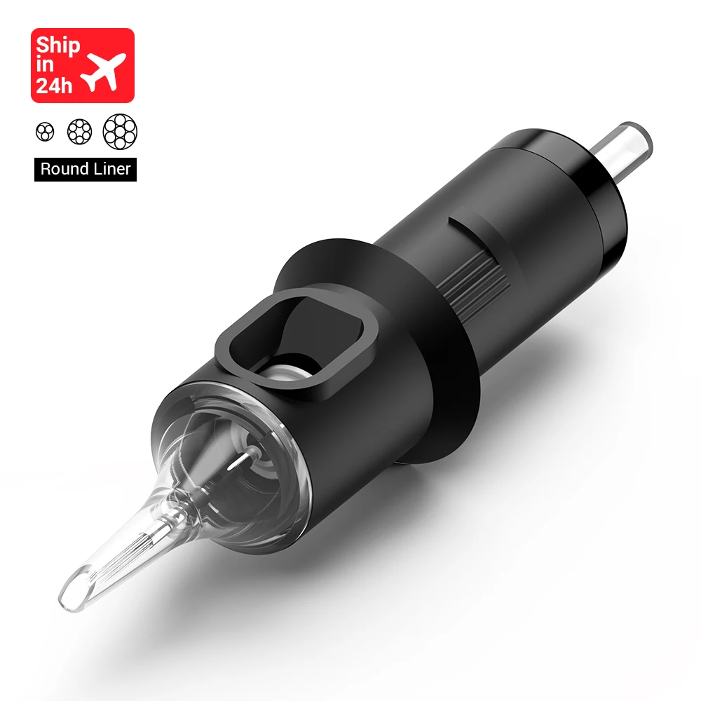 Stigma Round Liner 20-50 Pieces Bugpin Disposable Tattoo Syringes Safety With Membrane Suitable For Artists | Красота и здоровье