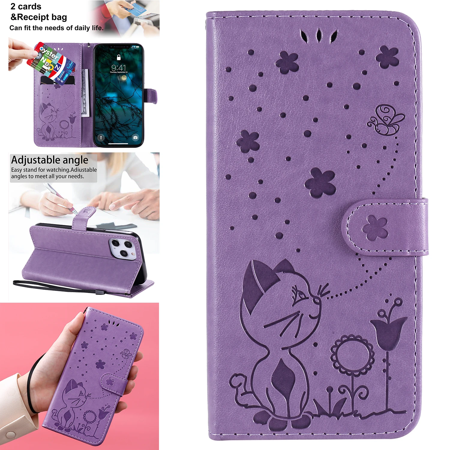 

S20FE Flip Case For Samsung Galaxy S20 FE SM-G780F Coque 3D Cat Tree Wallet Leather Cover For Samsung S 20 Lite Ultra Plus Case