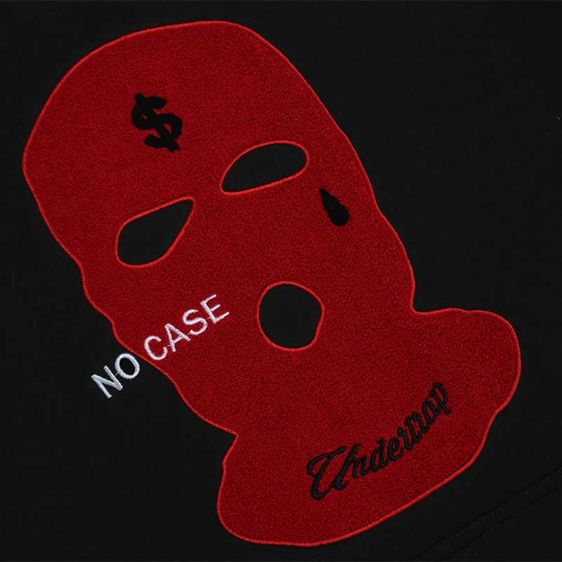 

Hip Hop Hoodie Sweatshirt Men no case letter embroidery Harajuku Hoodie Streetwear Hooded Pullover Autumn Loose Hoodie Hipster