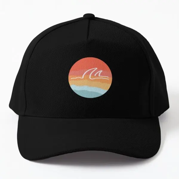 

Волны закат бейсболка кепка Повседневная Мужская спортивная черная рыба хип-хоп весна Уличная шляпка с принтом