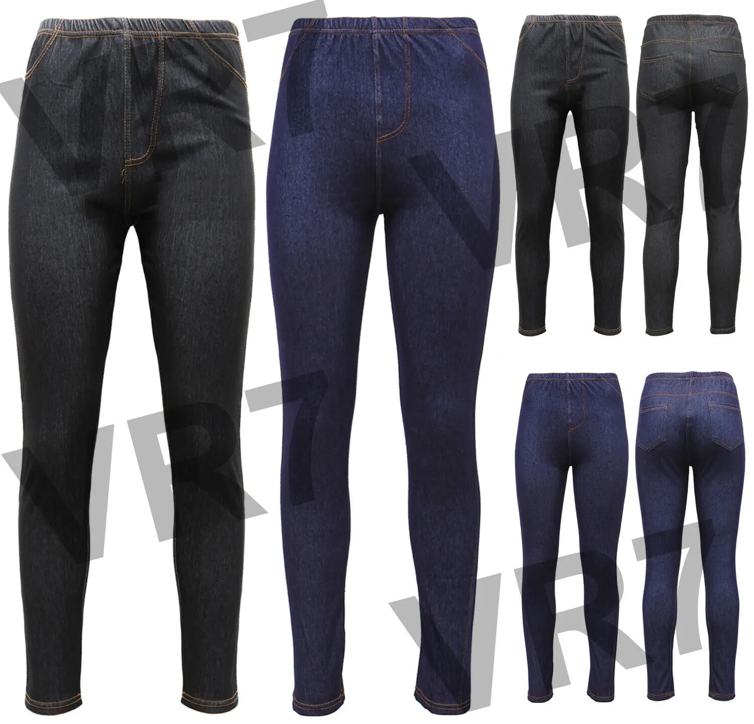 

WOMENS HIGH WAISTED STRETCHY SKINNY JEANS LADIES DENIM JEGGINGS PANTS SIZE 8-26