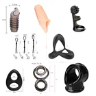 Мужское кольцо для пениса Кольца для пениса для мастурбации кольца для члена для эрекции долговечная клетка для верности Мягкая силиконовая деталь