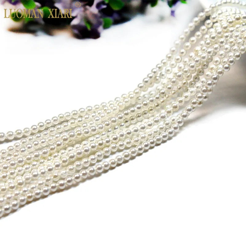 Бусины под жемчуг для изготовления ювелирных изделий сделай сам натуральные