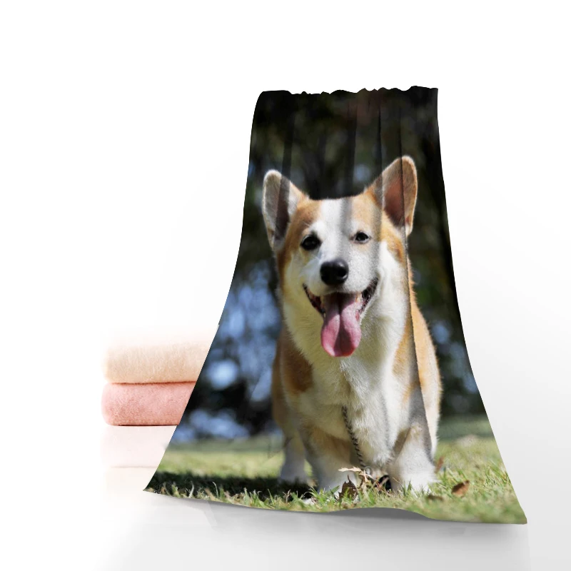 

Популярное полотенце для лица из микрофибры Corgi полотенца для собак, банное полотенце, Новое поступление, пляжные спортивные полотенца для ...