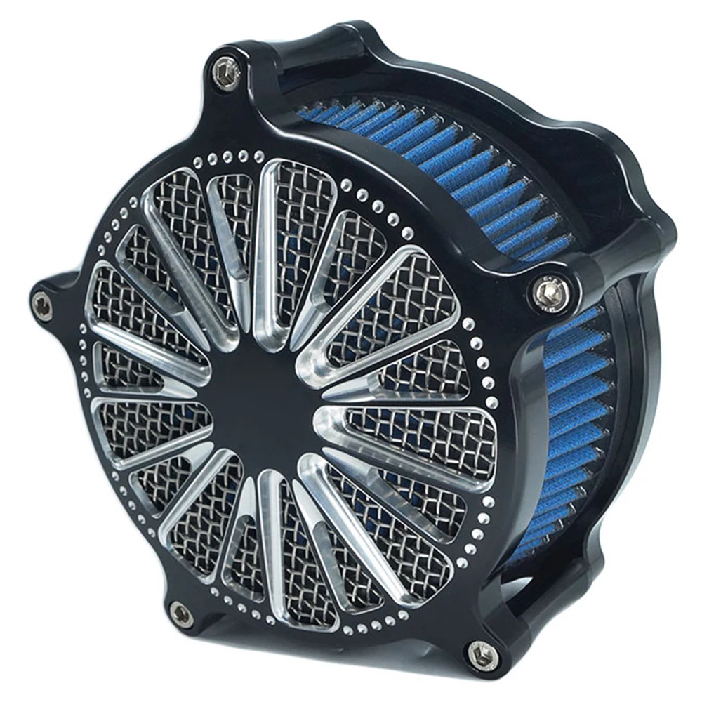 Воздухозаборник домино фильтр мотоцикла Cnc Cut Cleaner Venturi набор для Harley Touring Street Glide