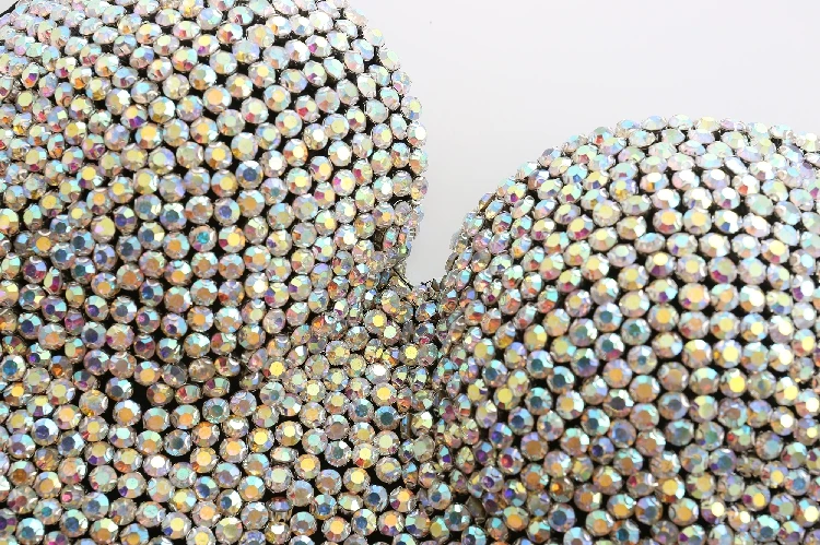 Великолепные Стразы Бисер бюстье жемчуг алмаз культур топы пуш ап для ночного