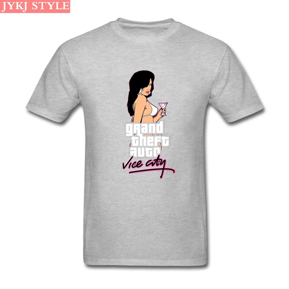 Футболка Grand Theft Auto Vice City одежда на заказ с коротким рукавом хлопковые футболки XXXL