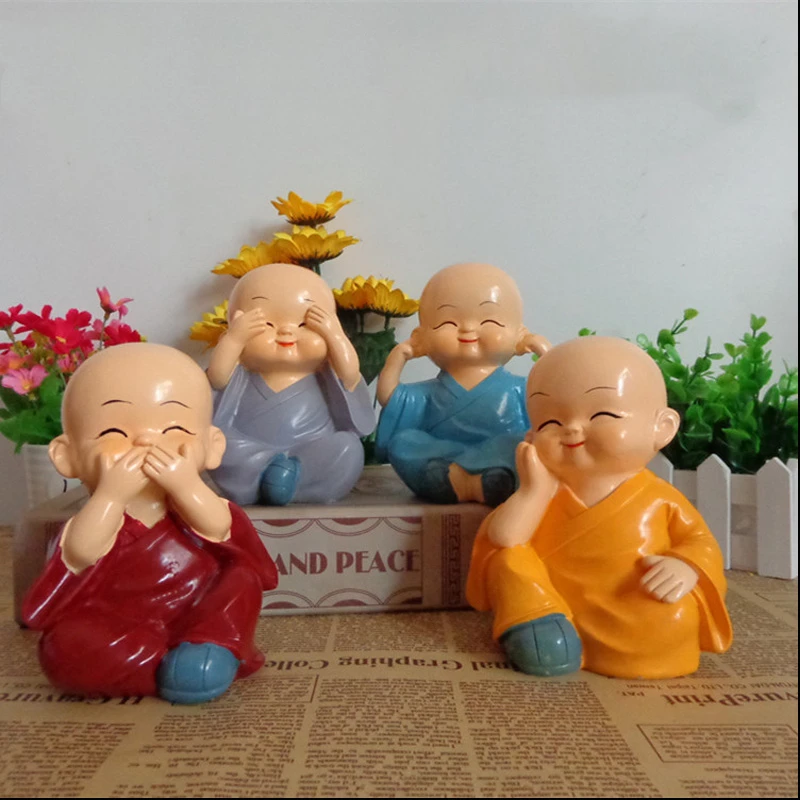 

Большой четырёхъядерный, четыре без монаха, креативное украшение для дома, изысканные украшения по фэн-шуй