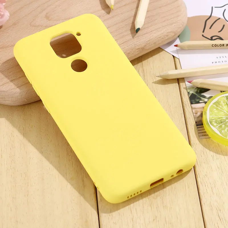 

XiaoMi RedMi Note 9 Case Fashion Non-slip Ultra thin Soft Silicone shockproof protection Back Cover For RedMi Note 9 Phone Cases