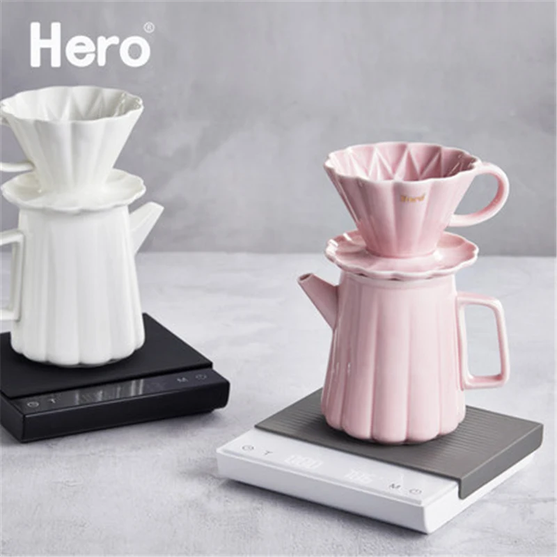 Hero капельная кофейная шкала с таймером USB Смарт цифровые весы водонепроницаемые