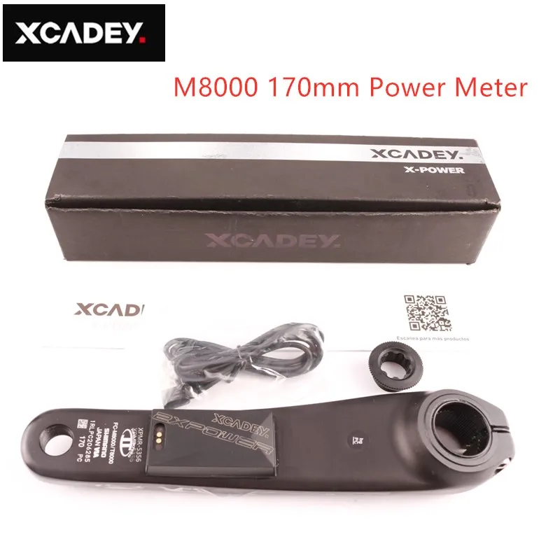 SHIMANO Deore XT M8000 мощный шатун XCADEY X-POWER метровый шатун 170 мм 175 мм MTB левый шатун gps Поддержка ANT+ Bluetooth