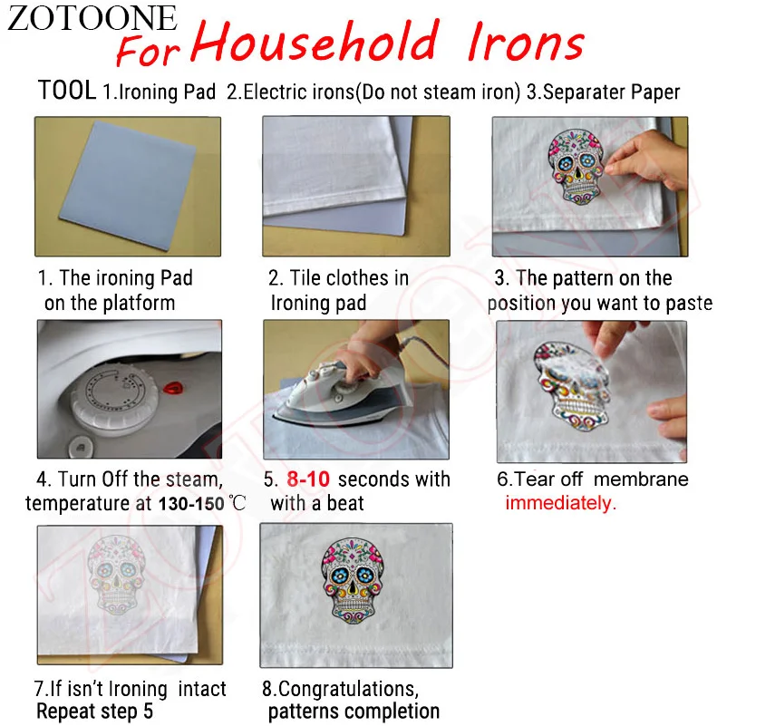 ZOTOONE прекрасный единорог аппликация из железа высокое качество полосатые