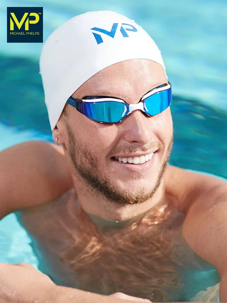 MP Phelps очки для мужчин и женщин для взрослых водонепроницаемые противотуманные HD профессиональные гоночные тренировочные плакирующие очки для плавания