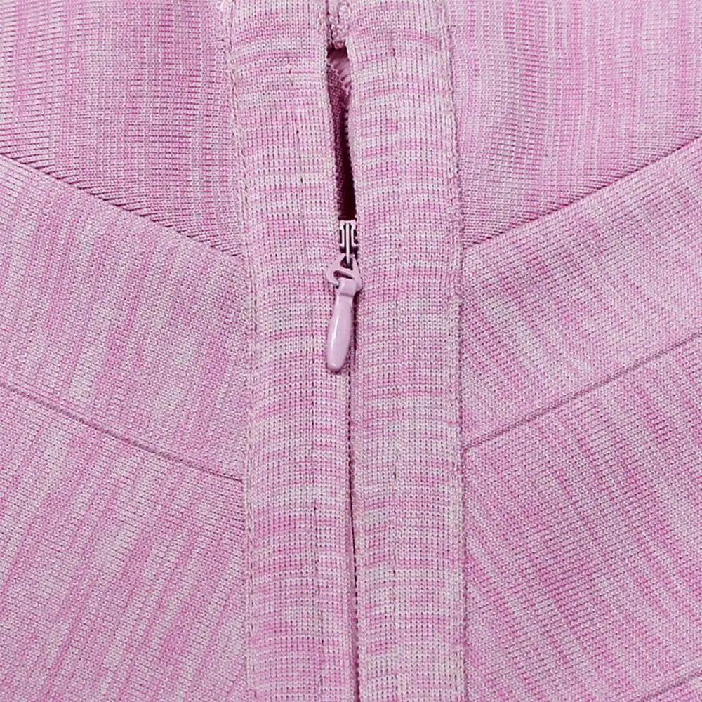 Женское платье с люрексом deive teger фиолетовое облегающее вечерние мини