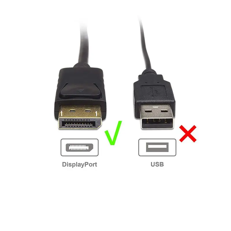 

DisplayPort to VGA Cable (DP to VGA Cable) 6 Feet