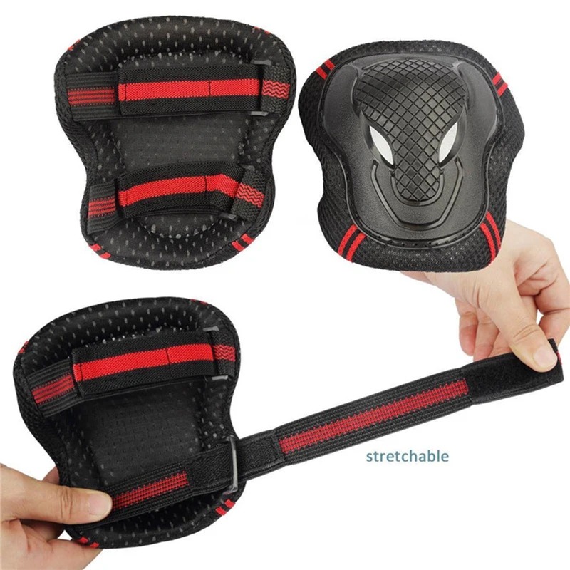 FAVSPORTS 6 Pcs/Set Skating Protective Knee Support Professional Sports Pads Skiing Safety Elbow Wrist Braces | Спорт и развлечения