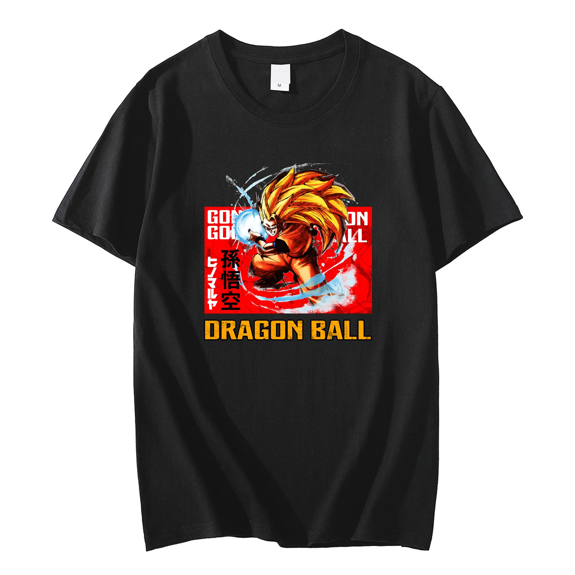 Футболка Мужская/женская с рукавом Драконий жемчуг Модная хлопковая рубашка