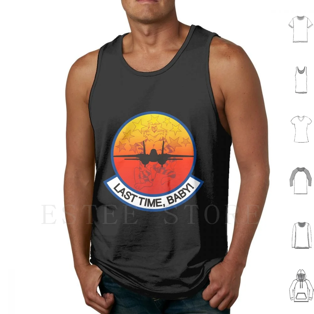 Фото F-14 Томкэт: «Последний раз, малыш!» Майки-топы Tank Tops Vest Tomcat F14 Grumman Planes Navy Jets Fighter Military Fighterjet Jet №1