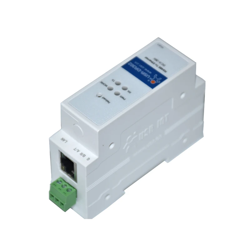 USR-DR302 Din-рейка серийный RS485 в Ethernet TCP IP Серверный модуль Ethernet-преобразователь Modbus RTU