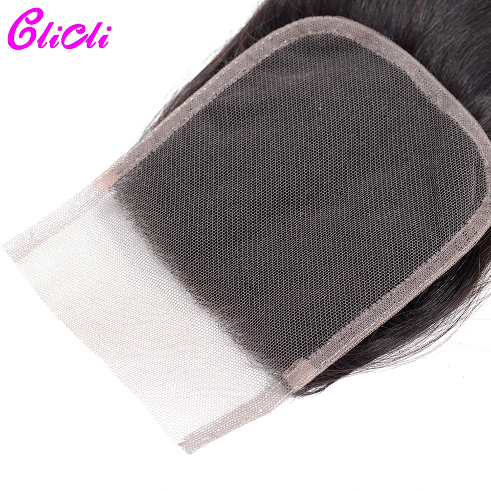 1B 4 30 Омбре бразильские пряди волос с закрытием 3 тона цвет прямые натуральные кудрявые пучки волос с 4х4 закрытие шнурка Remy