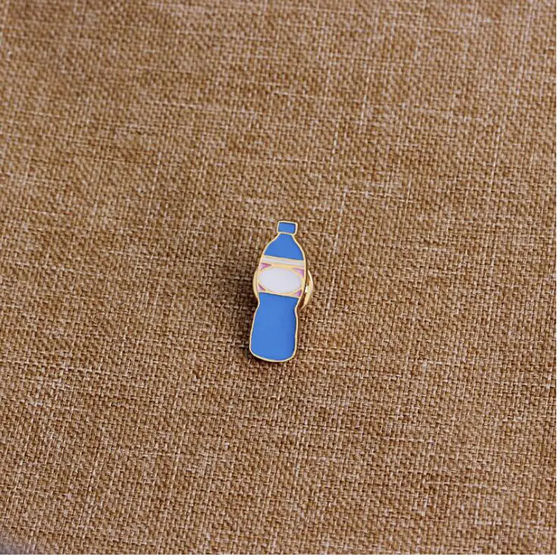 Новые горячие любовь моя жизнь бутылки для воды мультфильм булавки и значки