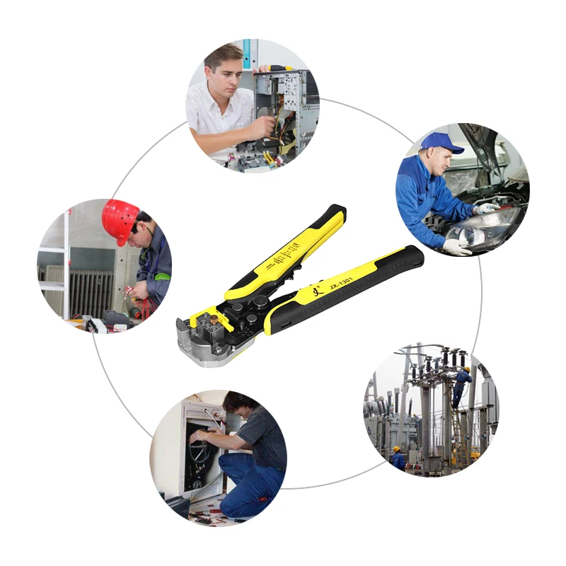 3 в 1 Обжимные Плоскогубцы для зачистки кабеля автоматический инструмент
