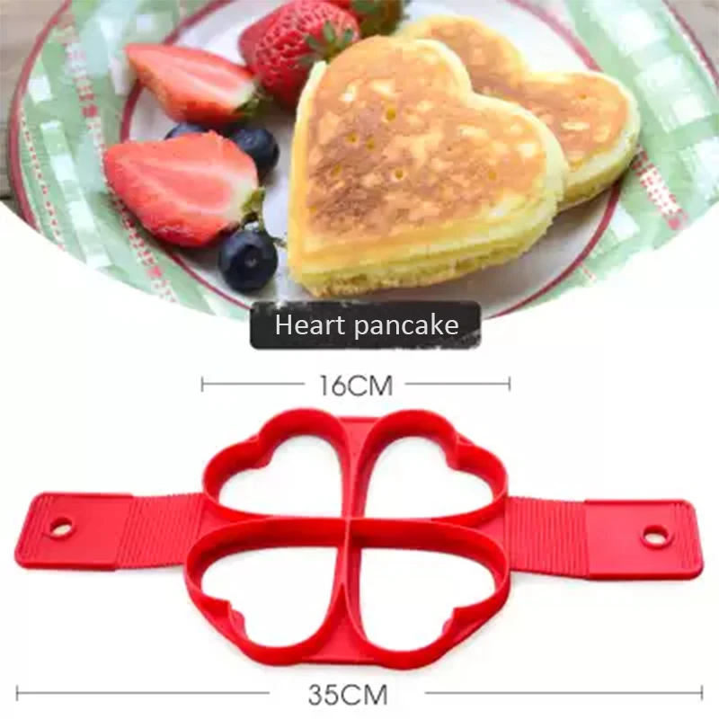 Egg Pancake Ring Nonstick Maker Mold Silicone Cooker fried egg shaper Omelet Moulds for Kitchen Baking Accessories | Дом и сад