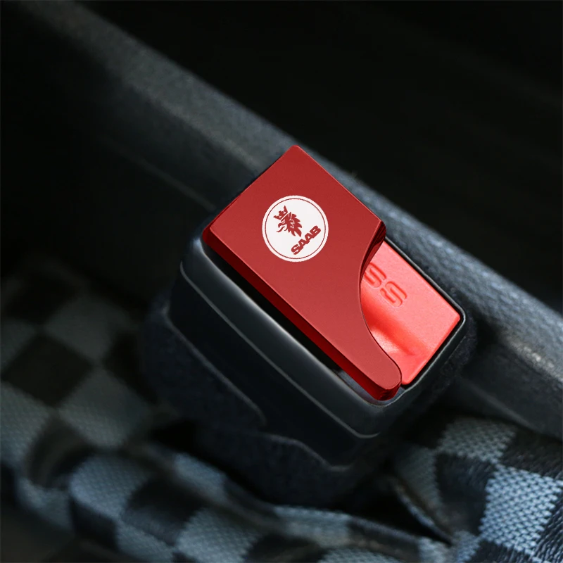 Car Safety Belt Clip Seat Buckle Accessories Buckles for SAAB SCANIA 9-3 93 9-5 9 3 9000 5 | Автомобили и мотоциклы